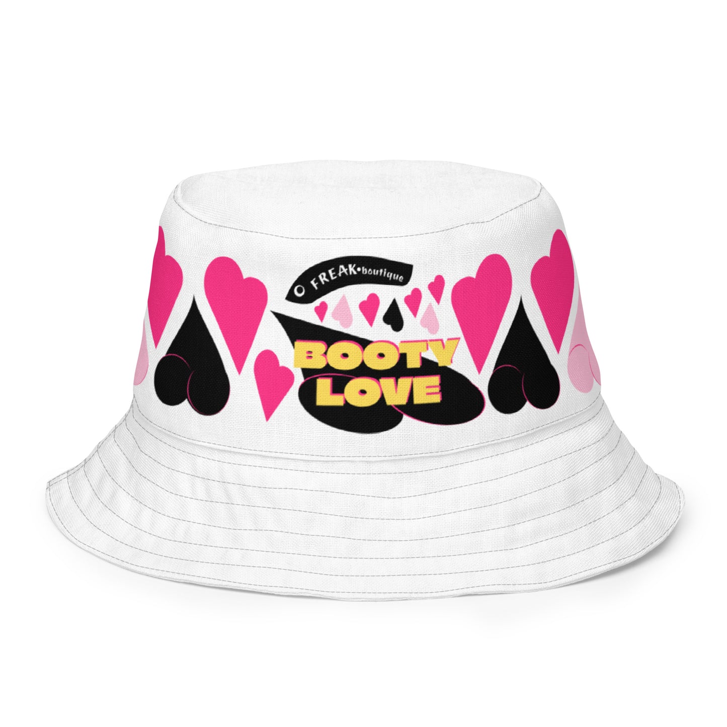 BOOBIE LOVE BOOTIE LOVE Reversible bucket hat front