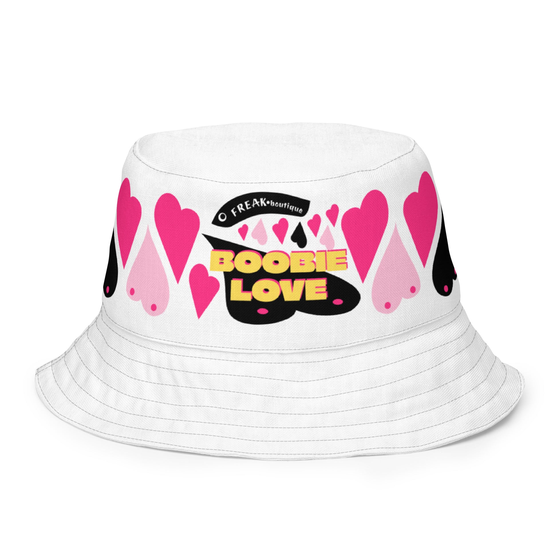 BOOBIE LOVE BOOTIE LOVE Reversible bucket hat front