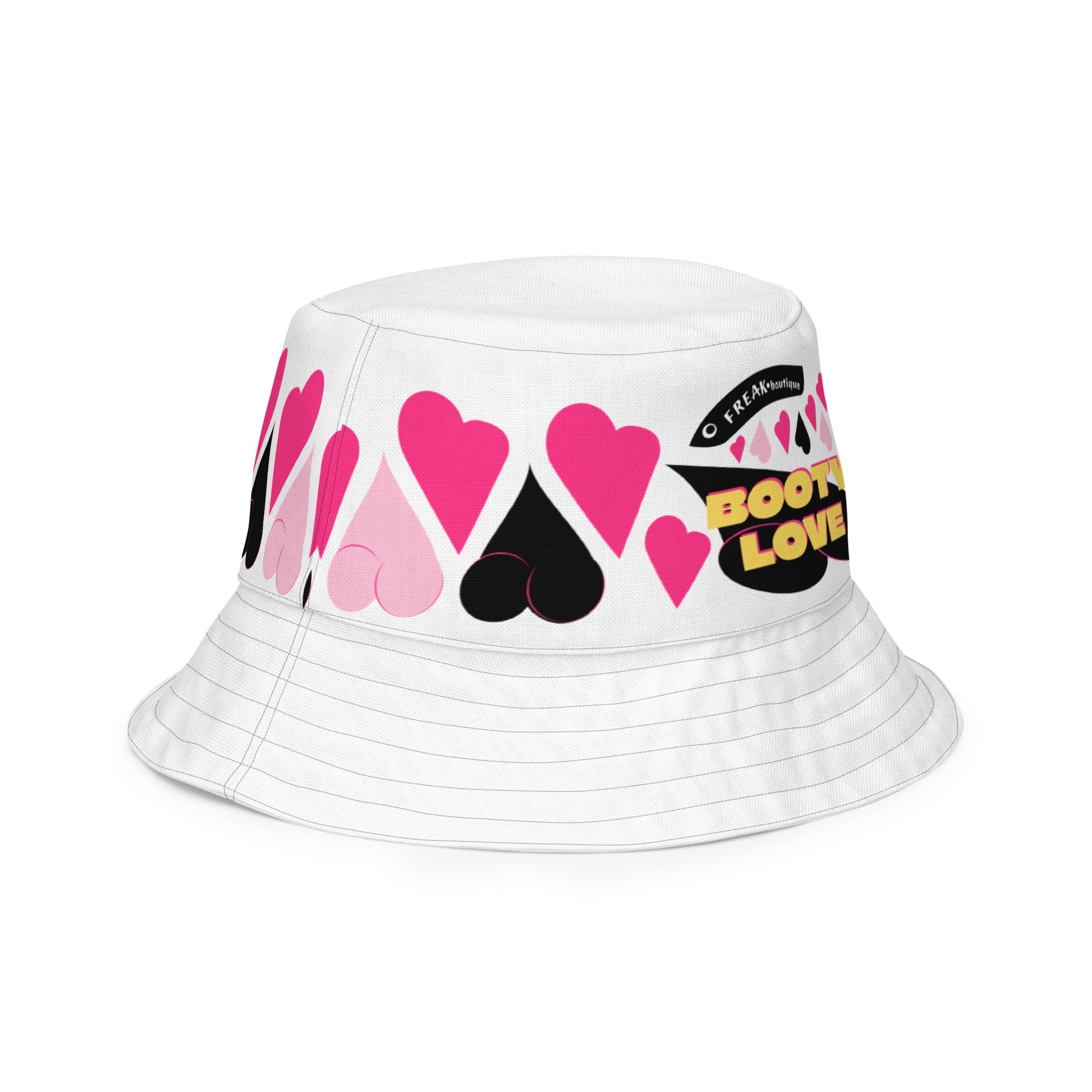 BOOBIE LOVE BOOTIE LOVE Reversible bucket hat inside front