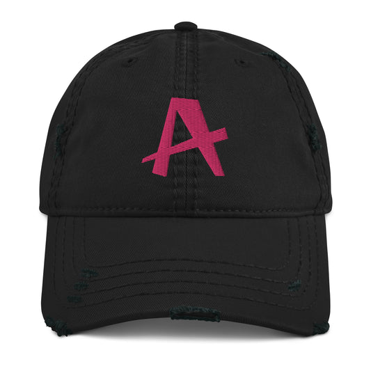 FREAK Anarchy black distressed baseball cap