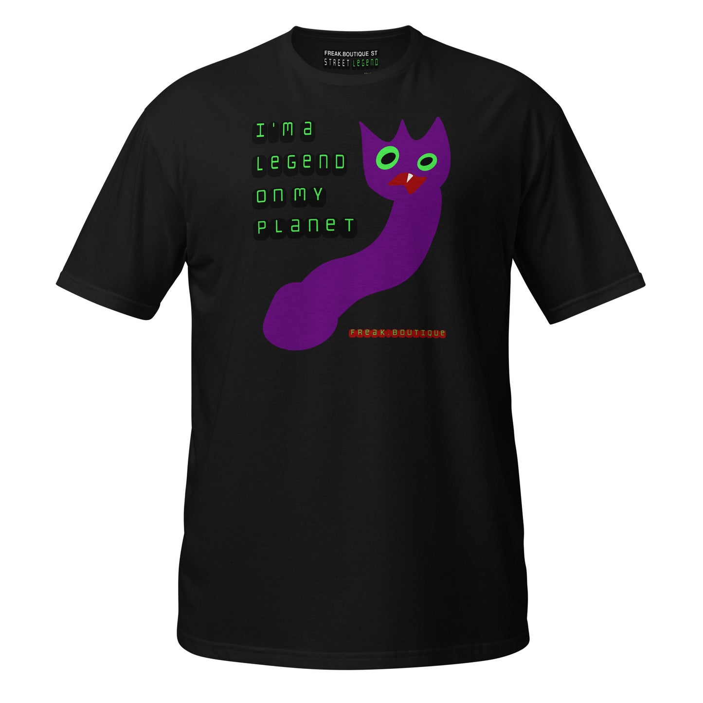 LEGEND on my planet black unisex t-shirt