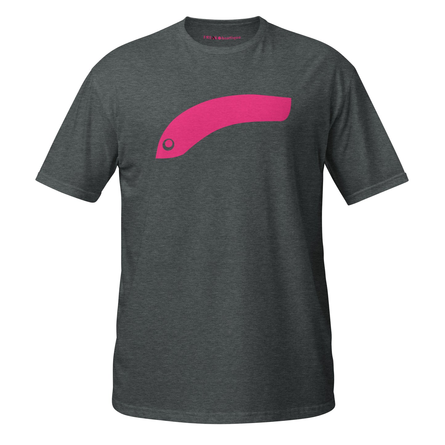 Big Pink Eel dark heather unisex t-shirt