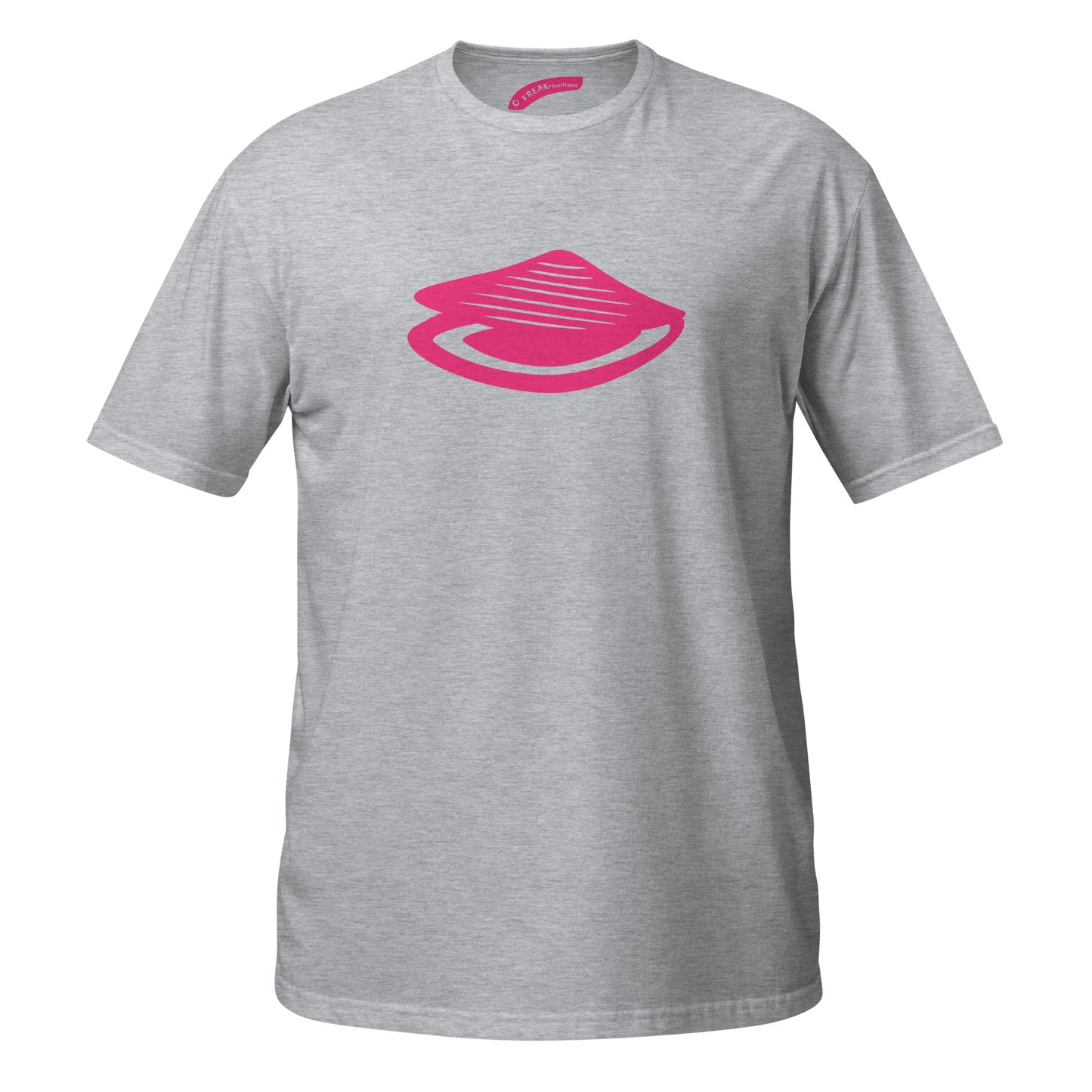 Big Pink Clam sport grey unisex t-shirt