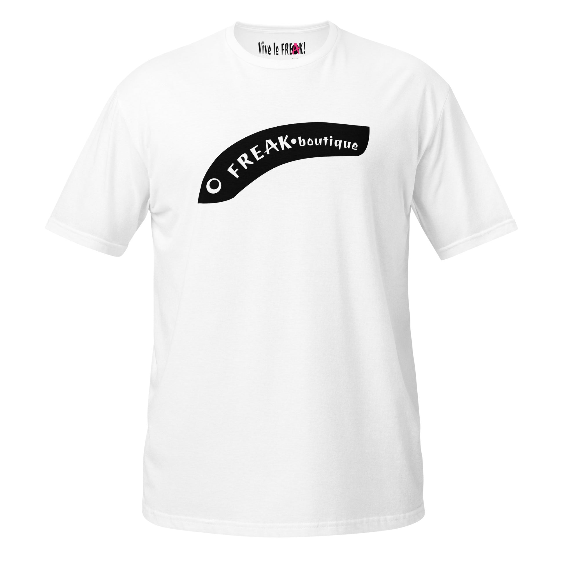 Big Black Eel Logo white unisex t-shirt