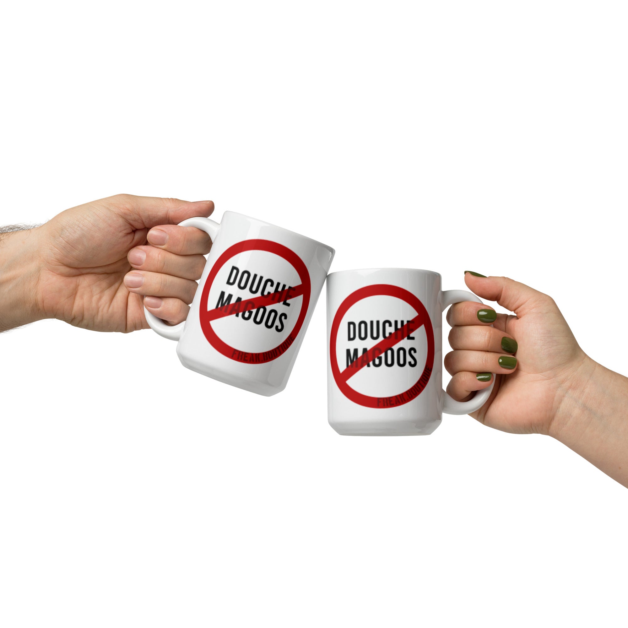 NO DOUCHE MAGOOS coffee mug